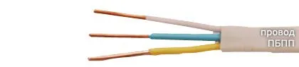 Кабель ПБПП 3x4
